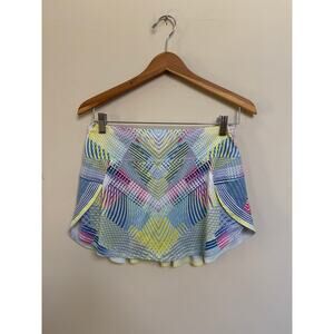 Lucky in Love Flow Motion Tennis Pickleball Skirt Skort  Active Athleisure Med